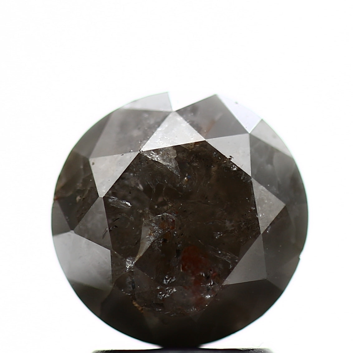 2.49 Carat Fancy Gray Round Shape Brilliant Cut Natural Loose Diamond